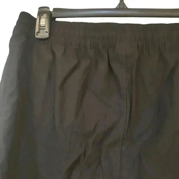 Eddie Bauer Women's Black Nylon/Spandex Tulip Faux Wrap Drawstring Skort - Picture 8 of 13